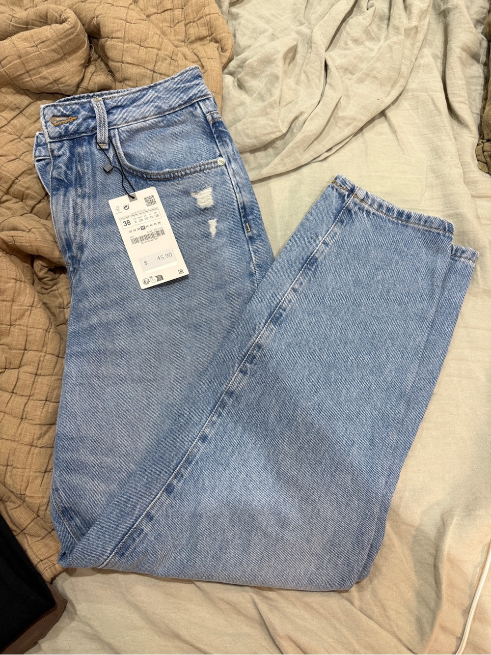 Zara Light Blue Jeans